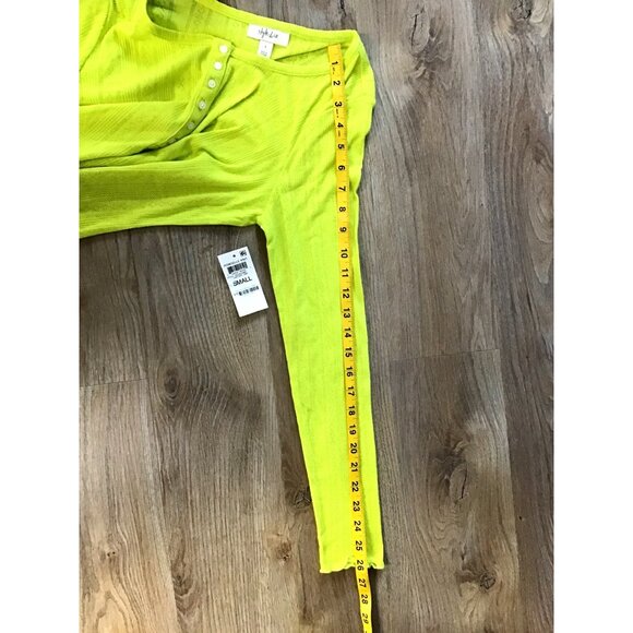 STYLE & CO- WOMEN GREEN LONG SLEEVE CREW NECK WOMEN'S SHIRT SIZE SMALL-NWT - Picture 4 of 6